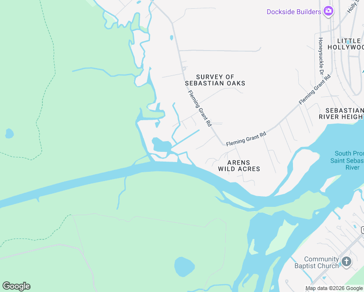 map of restaurants, bars, coffee shops, grocery stores, and more near 9556 Fleming Grant Road in Micco