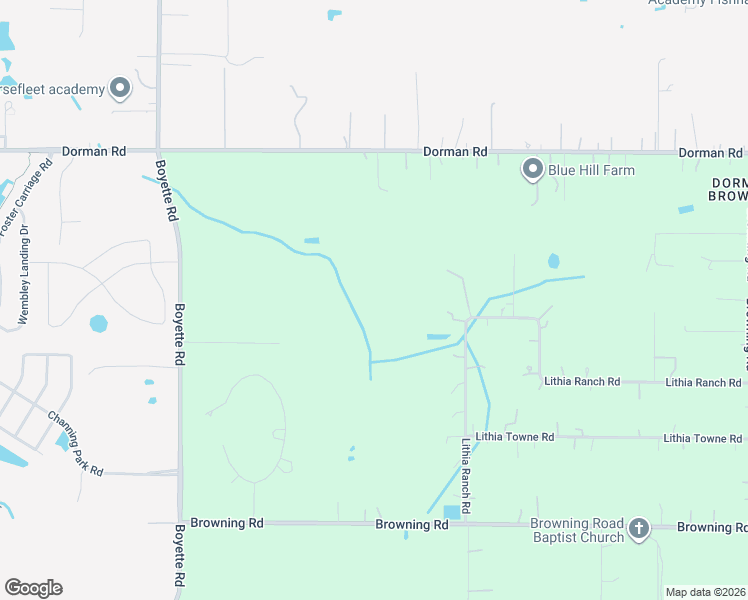 map of restaurants, bars, coffee shops, grocery stores, and more near 11203 Ranch House Way in Lithia