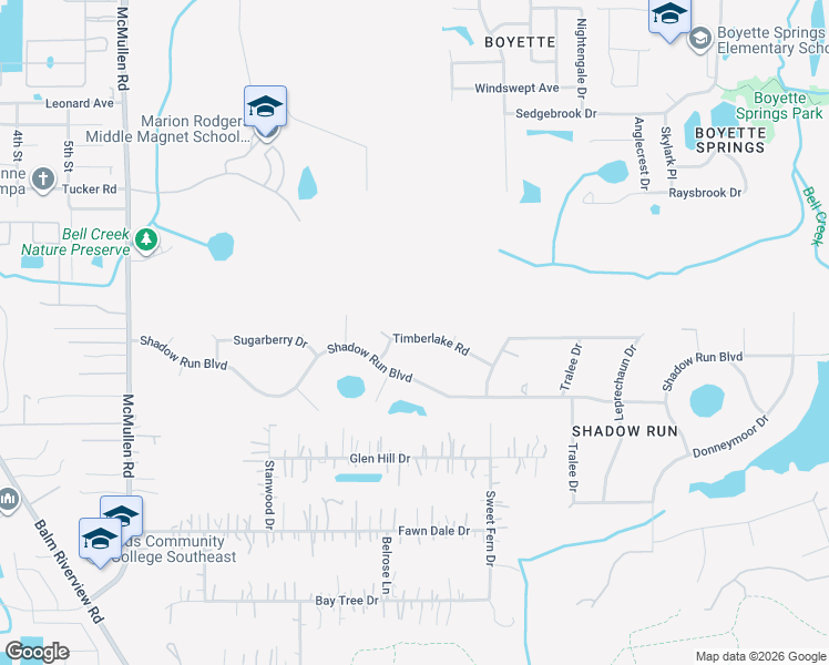 map of restaurants, bars, coffee shops, grocery stores, and more near  in Riverview