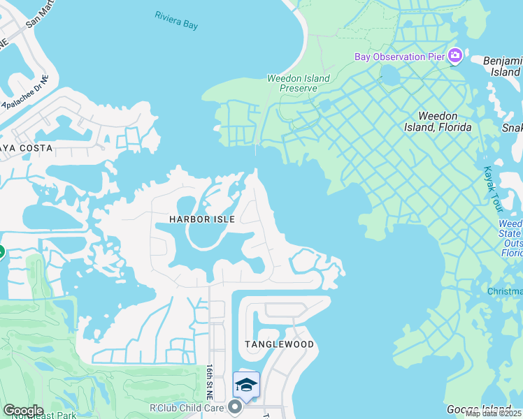 map of restaurants, bars, coffee shops, grocery stores, and more near 7423 18th Street Northeast in St. Petersburg