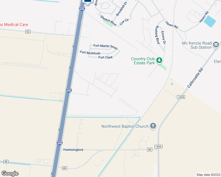 map of restaurants, bars, coffee shops, grocery stores, and more near 3582 U.S. 77 in Corpus Christi