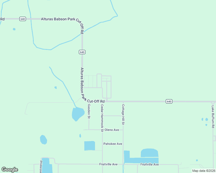 map of restaurants, bars, coffee shops, grocery stores, and more near 5130 ABC Road in Lake Wales