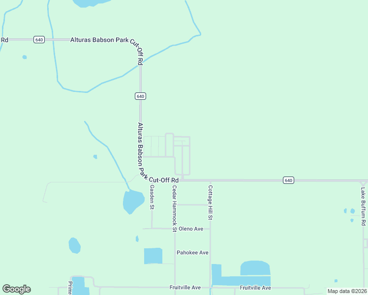 map of restaurants, bars, coffee shops, grocery stores, and more near 5130 ABC Road in Lake Wales