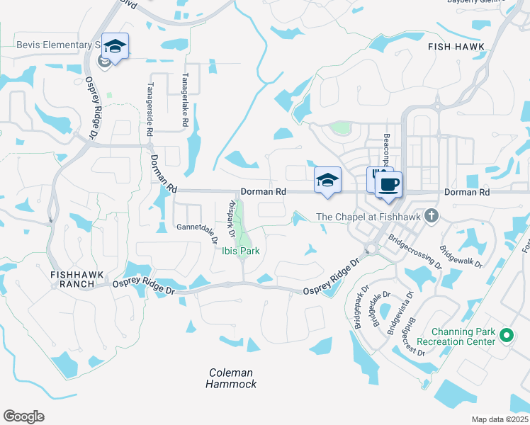 map of restaurants, bars, coffee shops, grocery stores, and more near 6133 Skylarkcrest Drive in Lithia