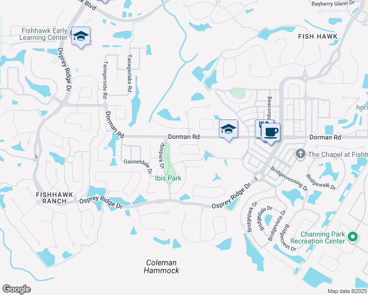 map of restaurants, bars, coffee shops, grocery stores, and more near 6133 Skylarkcrest Drive in Lithia