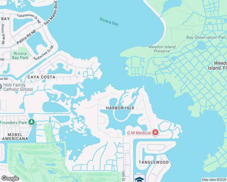 map of restaurants, bars, coffee shops, grocery stores, and more near 1501 75th Circle Northeast in St. Petersburg