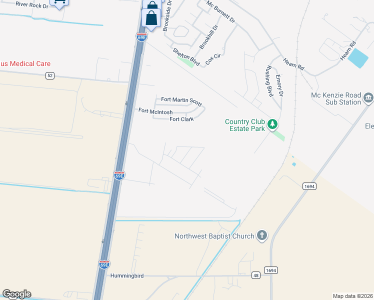 map of restaurants, bars, coffee shops, grocery stores, and more near 129 Fort Clark in Corpus Christi