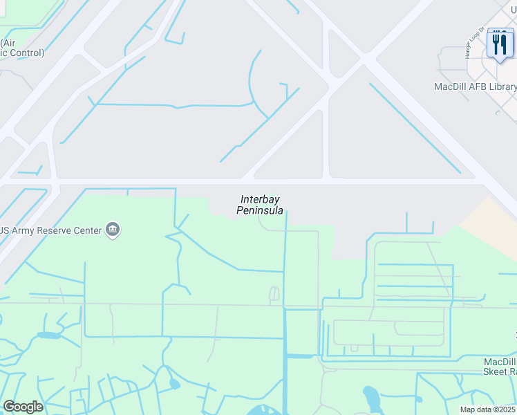 map of restaurants, bars, coffee shops, grocery stores, and more near 8702 N Golf Course St in Tampa