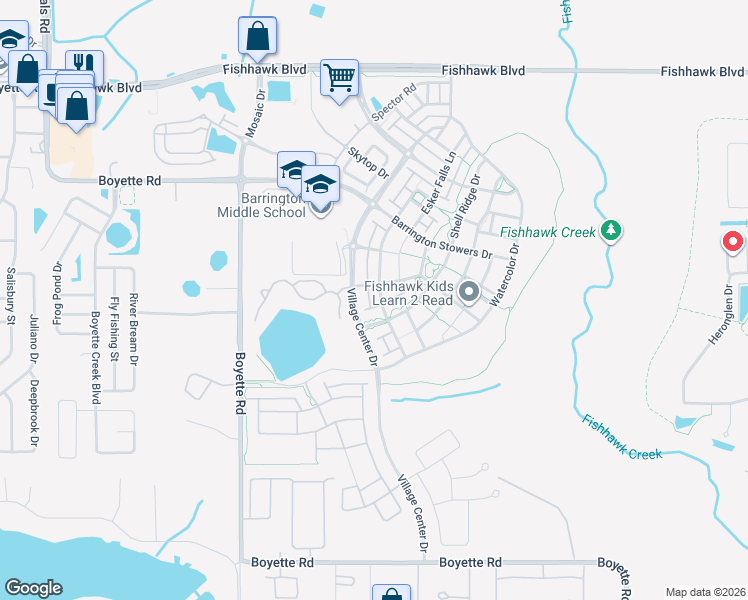 map of restaurants, bars, coffee shops, grocery stores, and more near 5949 Caldera Ridge Drive in Lithia