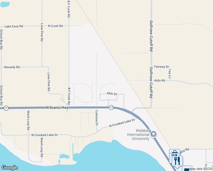 map of restaurants, bars, coffee shops, grocery stores, and more near 236 Babson Drive in Babson Park