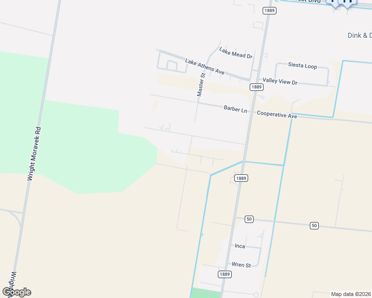 map of restaurants, bars, coffee shops, grocery stores, and more near 4751 Farm to Market Road 1889 in Robstown