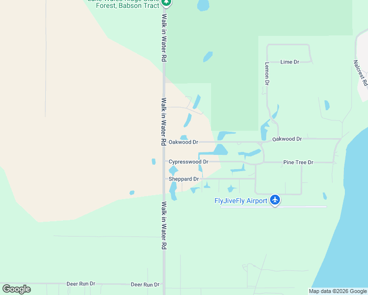 map of restaurants, bars, coffee shops, grocery stores, and more near 8854 Oakwood Drive in Lake Wales