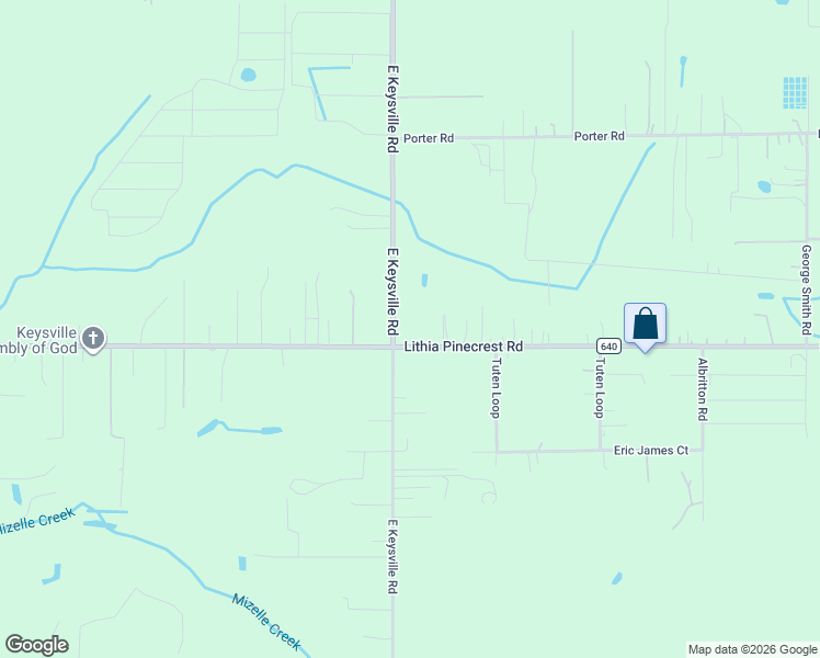 map of restaurants, bars, coffee shops, grocery stores, and more near 10905 Lithia Pinecrest Road in Lithia