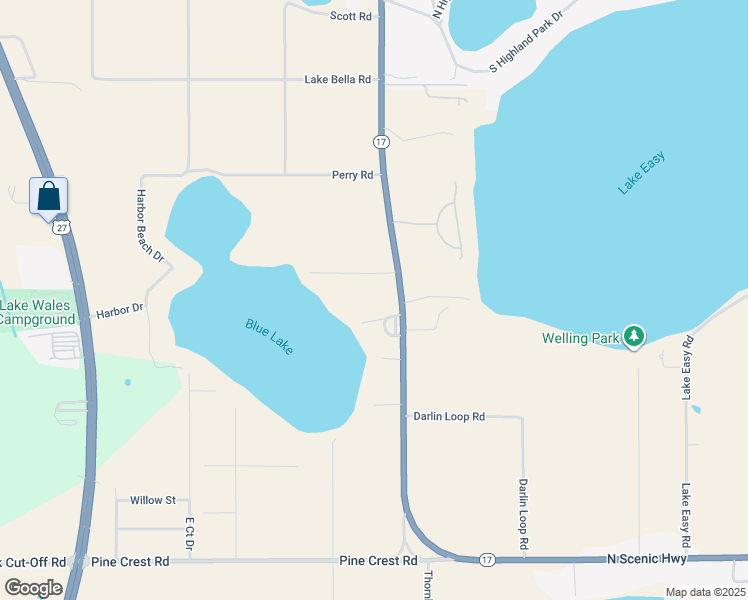 map of restaurants, bars, coffee shops, grocery stores, and more near 3724 Florida 17 in Lake Wales