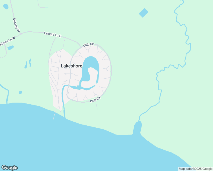 map of restaurants, bars, coffee shops, grocery stores, and more near 3101 Club Circle in Lakeshore