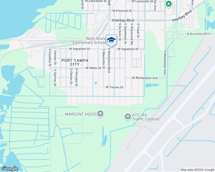 map of restaurants, bars, coffee shops, grocery stores, and more near 7610 County Road 587 in Tampa