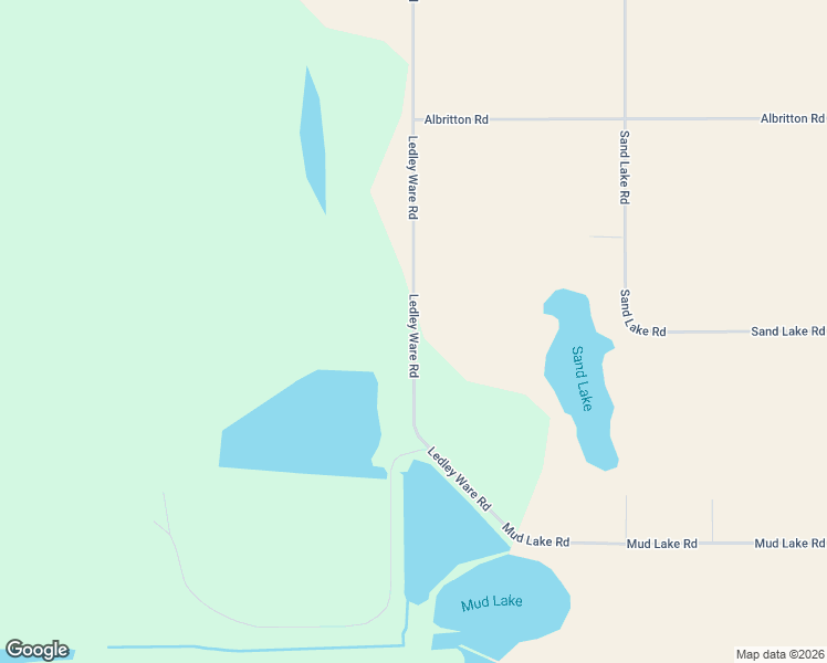 map of restaurants, bars, coffee shops, grocery stores, and more near Ledley Ware Road in Bartow