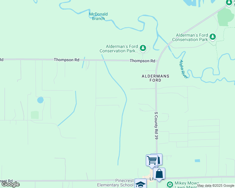 map of restaurants, bars, coffee shops, grocery stores, and more near 9824 Brantley Road in Lithia