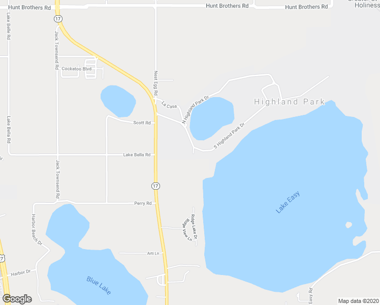 map of restaurants, bars, coffee shops, grocery stores, and more near 1136 South Highland Park Drive in Lake Wales