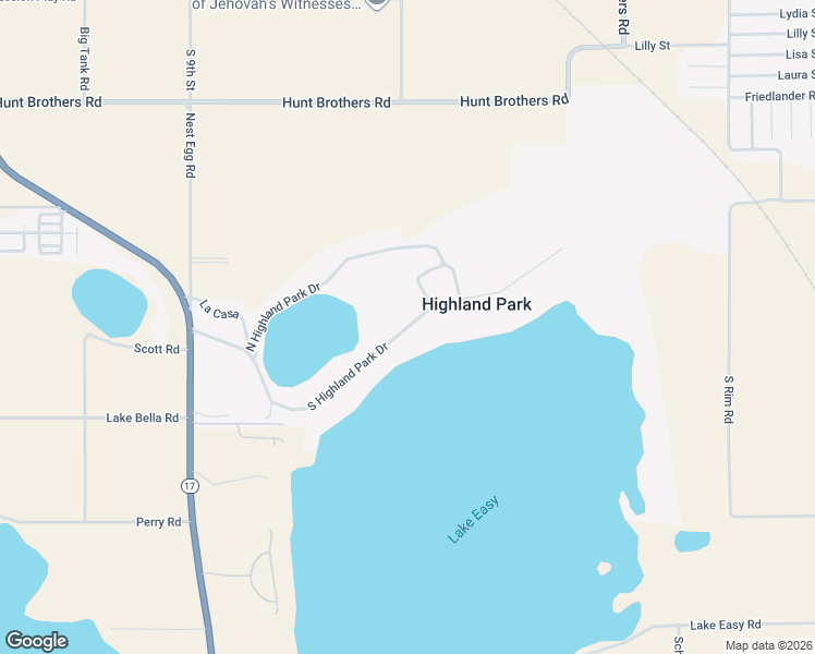 map of restaurants, bars, coffee shops, grocery stores, and more near 1561 South Highland Park Drive in Lake Wales