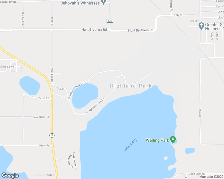 map of restaurants, bars, coffee shops, grocery stores, and more near 1559 South Highland Park Drive in Lake Wales