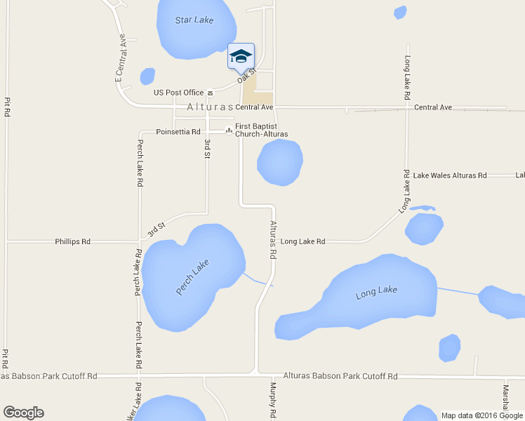 map of restaurants, bars, coffee shops, grocery stores, and more near 8215 Alturas Road in Bartow