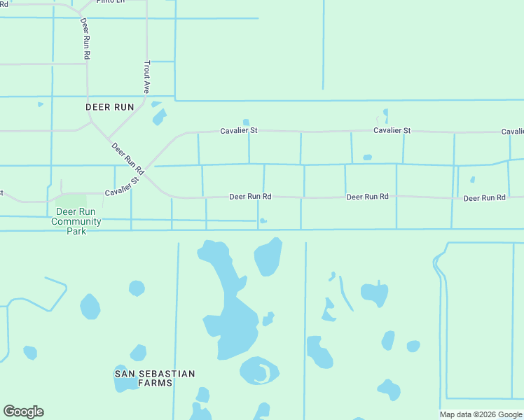 map of restaurants, bars, coffee shops, grocery stores, and more near 235 Deer Run Road in Palm Bay