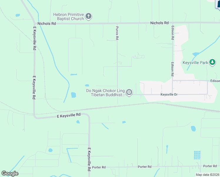 map of restaurants, bars, coffee shops, grocery stores, and more near 8707 Purvis Road in Lithia
