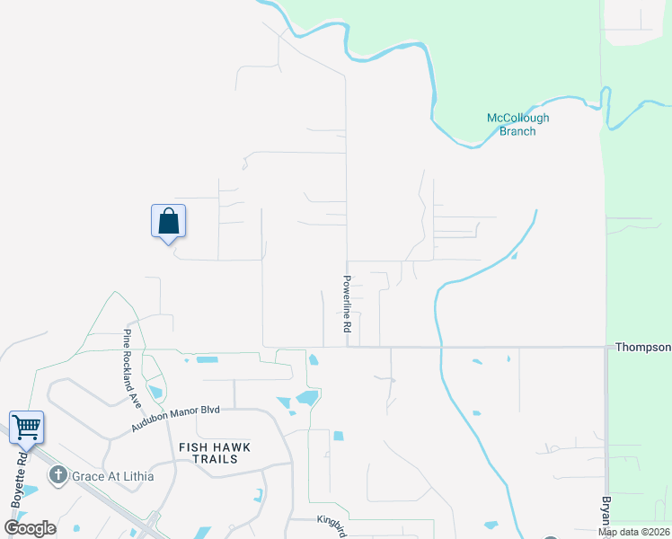 map of restaurants, bars, coffee shops, grocery stores, and more near 3903 Powerline Road in Lithia