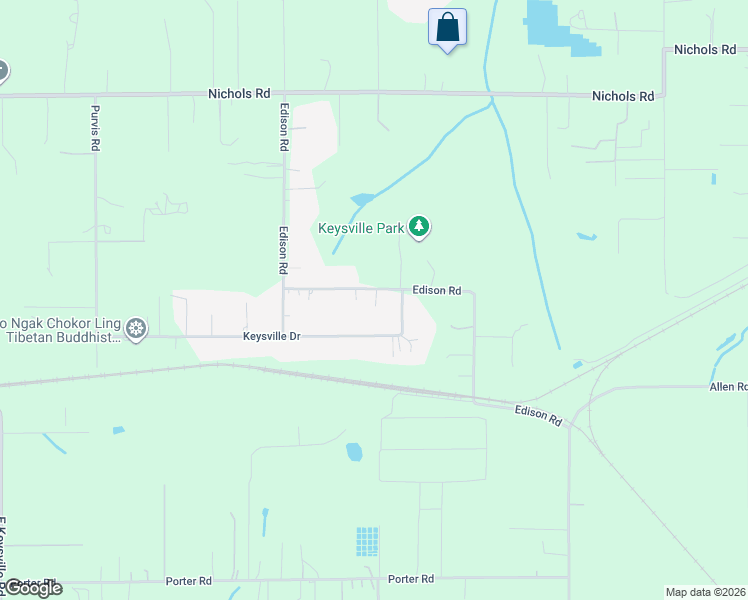 map of restaurants, bars, coffee shops, grocery stores, and more near 9367 Edison Road in Lithia