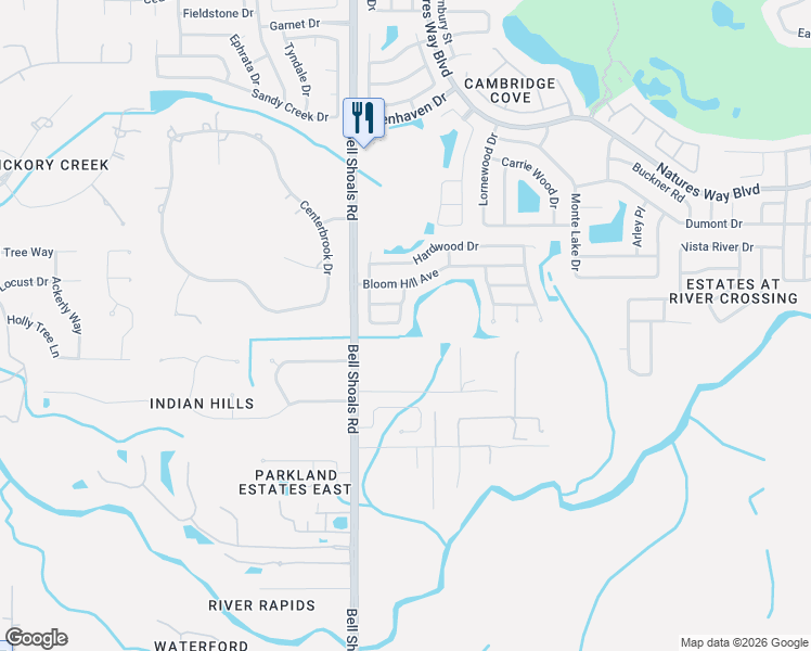 map of restaurants, bars, coffee shops, grocery stores, and more near 4637 Cabbage Palm Drive in Valrico