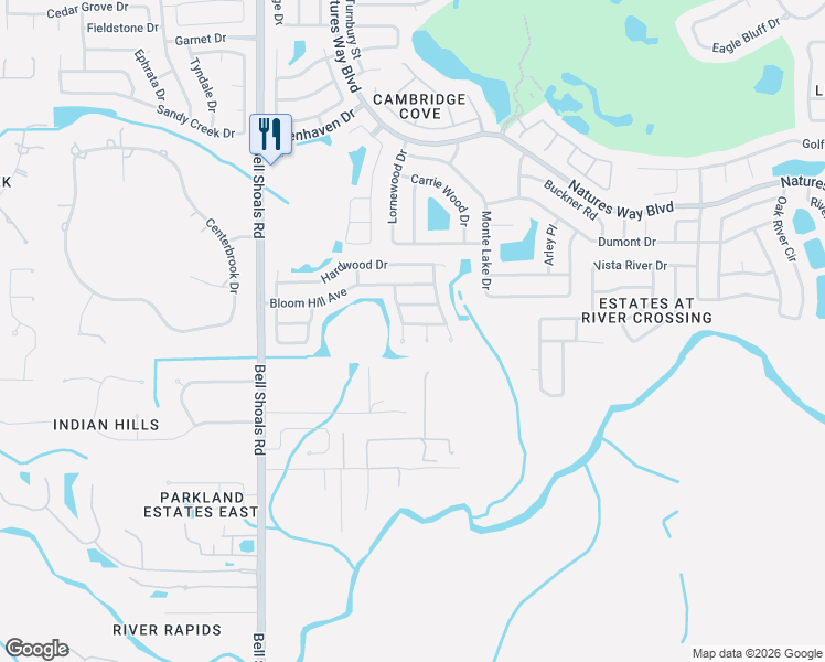 map of restaurants, bars, coffee shops, grocery stores, and more near 4707 Stove Place in Valrico
