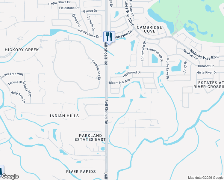 map of restaurants, bars, coffee shops, grocery stores, and more near 1001 Pleasant Pine Court in Valrico