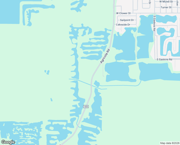 map of restaurants, bars, coffee shops, grocery stores, and more near 4848-5064 Agricola Road in Bartow