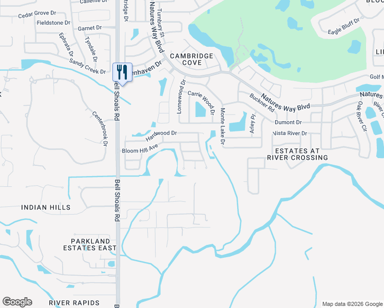 map of restaurants, bars, coffee shops, grocery stores, and more near 1209 Sawdust Court in Valrico
