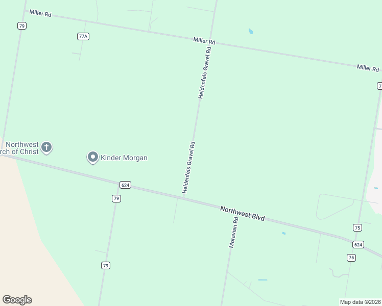 map of restaurants, bars, coffee shops, grocery stores, and more near 5461 County Road 77 in Robstown