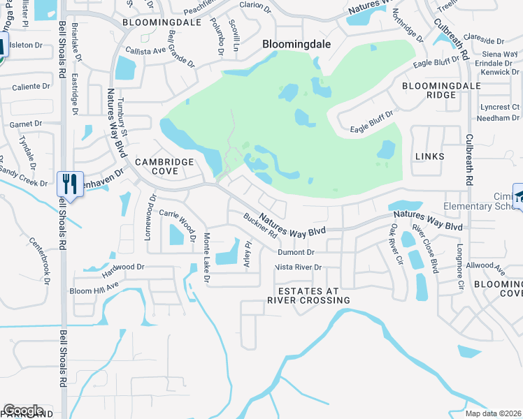 map of restaurants, bars, coffee shops, grocery stores, and more near 1530 Crooked Stick Drive in Valrico