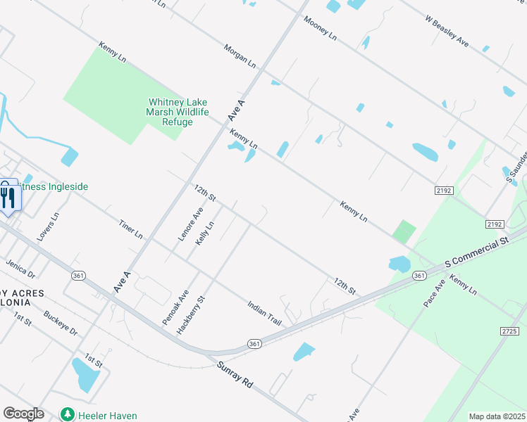 map of restaurants, bars, coffee shops, grocery stores, and more near 1796 12th Street in Ingleside