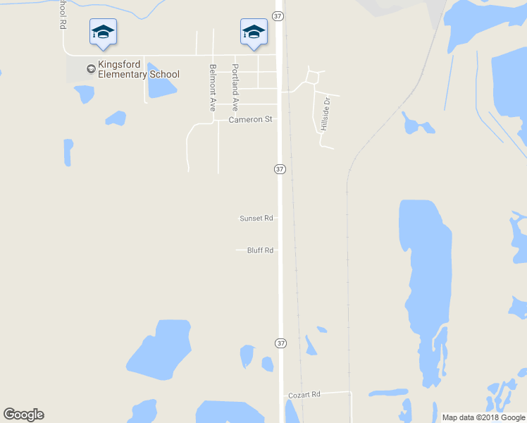 map of restaurants, bars, coffee shops, grocery stores, and more near 85 Sunset Road in Mulberry