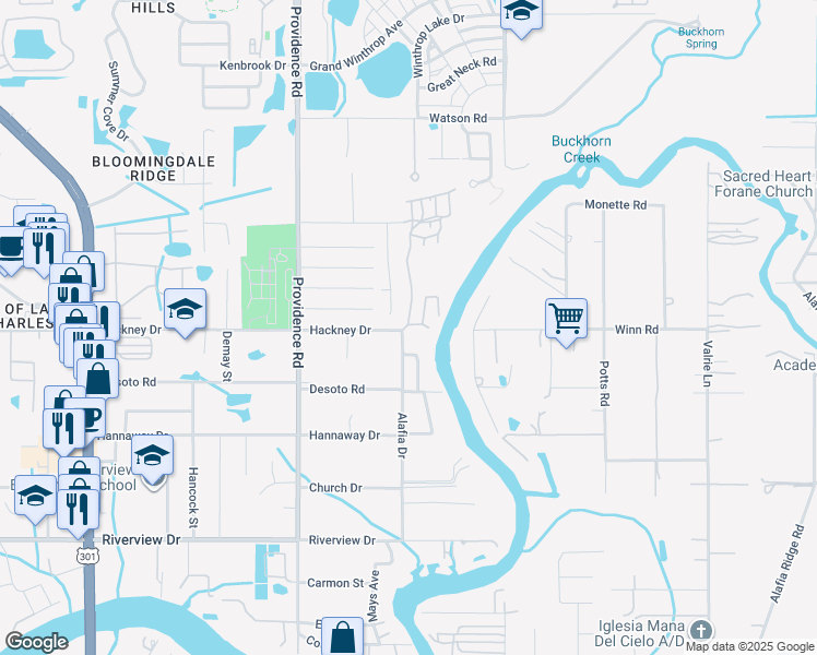 map of restaurants, bars, coffee shops, grocery stores, and more near 6920 Alafia Drive in Riverview