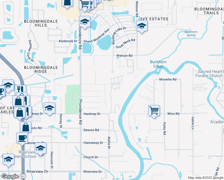 map of restaurants, bars, coffee shops, grocery stores, and more near 6812 Alafia Drive in Riverview