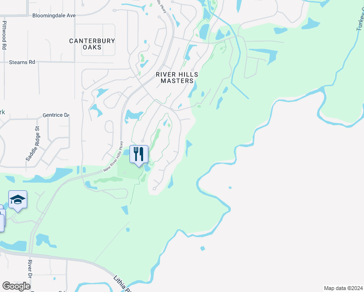 map of restaurants, bars, coffee shops, grocery stores, and more near 3818 South 9 Drive in Valrico