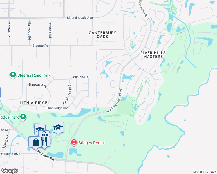 map of restaurants, bars, coffee shops, grocery stores, and more near 3910 Cedar Cay Circle in Valrico