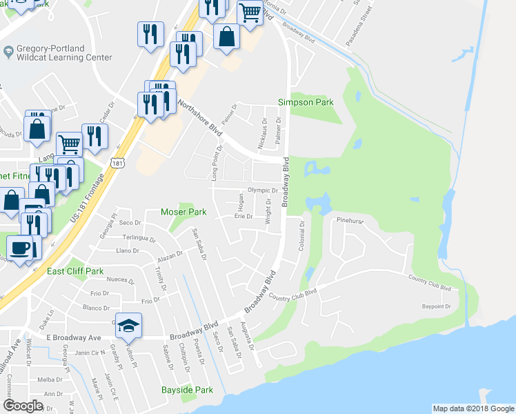 map of restaurants, bars, coffee shops, grocery stores, and more near 339 Lema Drive in Portland