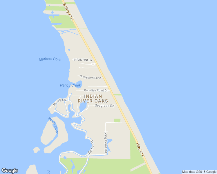 map of restaurants, bars, coffee shops, grocery stores, and more near 9030 Nathan Lester Highway 1 in Melbourne Beach