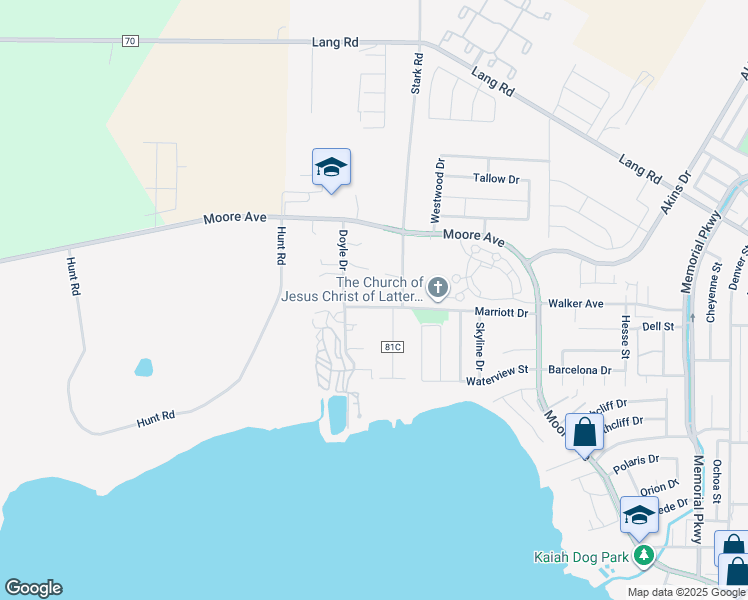 map of restaurants, bars, coffee shops, grocery stores, and more near 911 1/2 Marriott Drive in Portland
