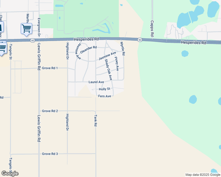 map of restaurants, bars, coffee shops, grocery stores, and more near 3113 Holly Street in Lake Wales