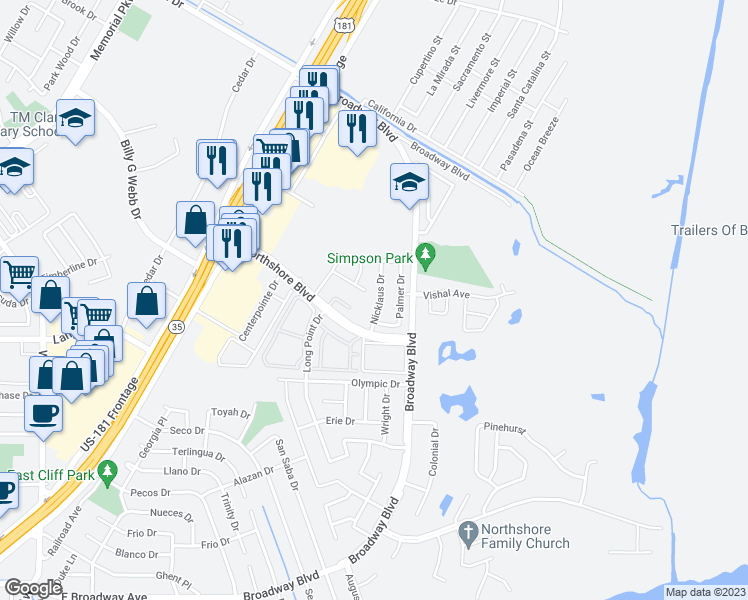 map of restaurants, bars, coffee shops, grocery stores, and more near 312 Nicklaus Drive in Portland