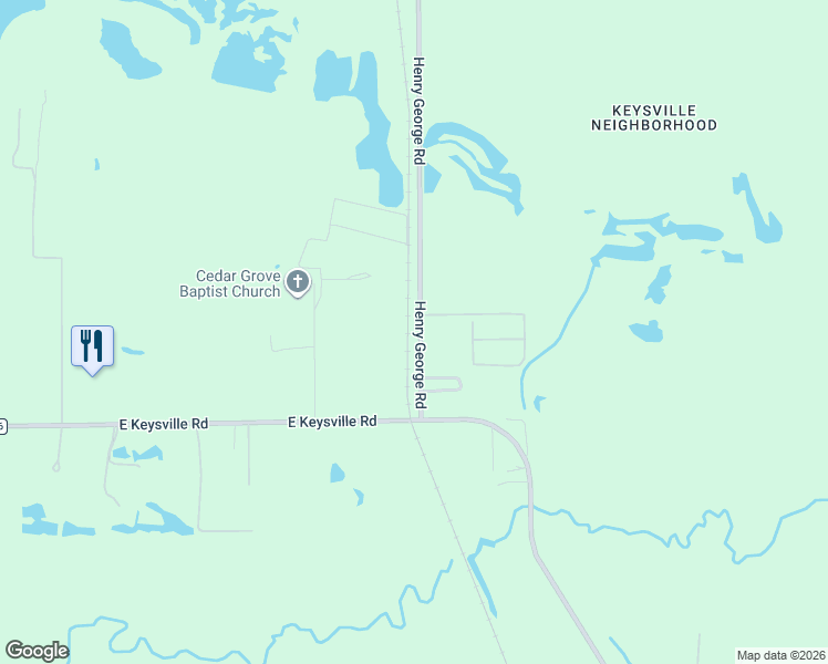 map of restaurants, bars, coffee shops, grocery stores, and more near 8309 Henry George Road in Plant City