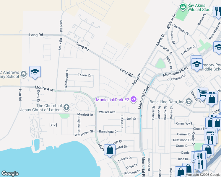 map of restaurants, bars, coffee shops, grocery stores, and more near 1814 Monterey Bay Drive in Portland